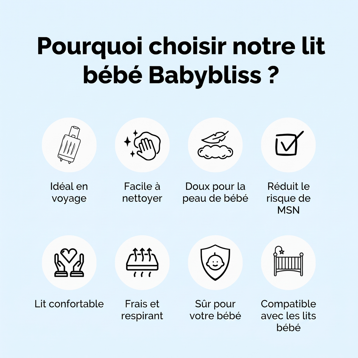 BabyBliss™ - Le lit bébé par excellence
